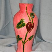 wazon ręcznie malowany