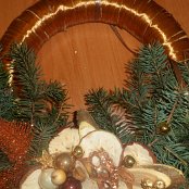 ręcznie wykonane stroiki Bożonarodzeniowe