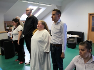 Śniadanie Wielkanocne, występ artystyczny, życzenia, modlitwa, poczęstunek_41