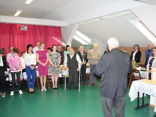 Śniadanie Wielkanocne, występ artystyczny, życzenia, modlitwa, poczęstunek_46