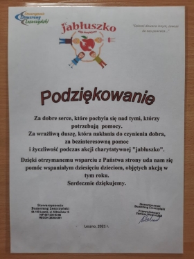 20-26.10.2021 Finał "Akcji Jabłuszko"